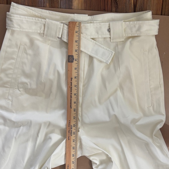 Banana Republic Cream Wide-Leg Pants Sz 14 - Picture 8 of 11
